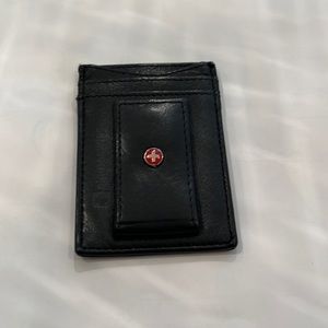 Mens alpine Swiss wallet with money clip